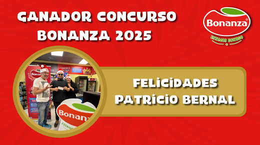 ¡Felicidades al afortunado ganador del Concurso Campaña Bonanza!